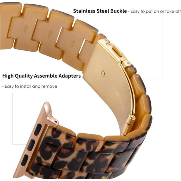 NEW Luxury Leopard Apple Watch Band main image 2